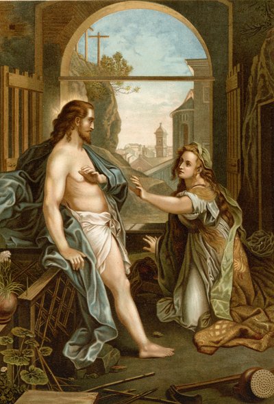 Jezus verschijnt aan Maria door Federico Fiori after Barocci or Baroccio